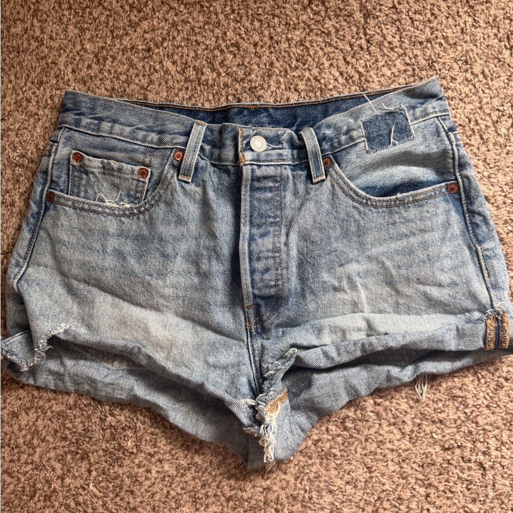 Signature by Levi Strauss Light Blue Jean Shorts